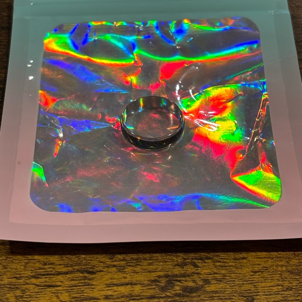 Mood ring Stainless Steel size 6.5 EUC
